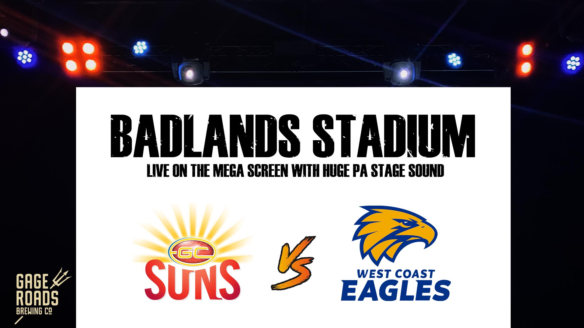 AFL ROUND 2/ GOLD COAST V WEST COAST